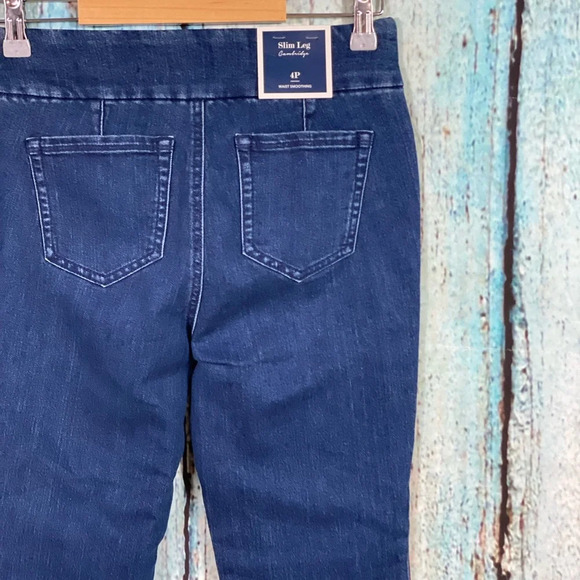 CHARTER CLUB NWT Velvet Trim PullOn Jeans - Picture 14 of 15